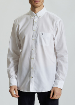 Белая рубашка Fynch-Hatton с длинным рукавом, фото